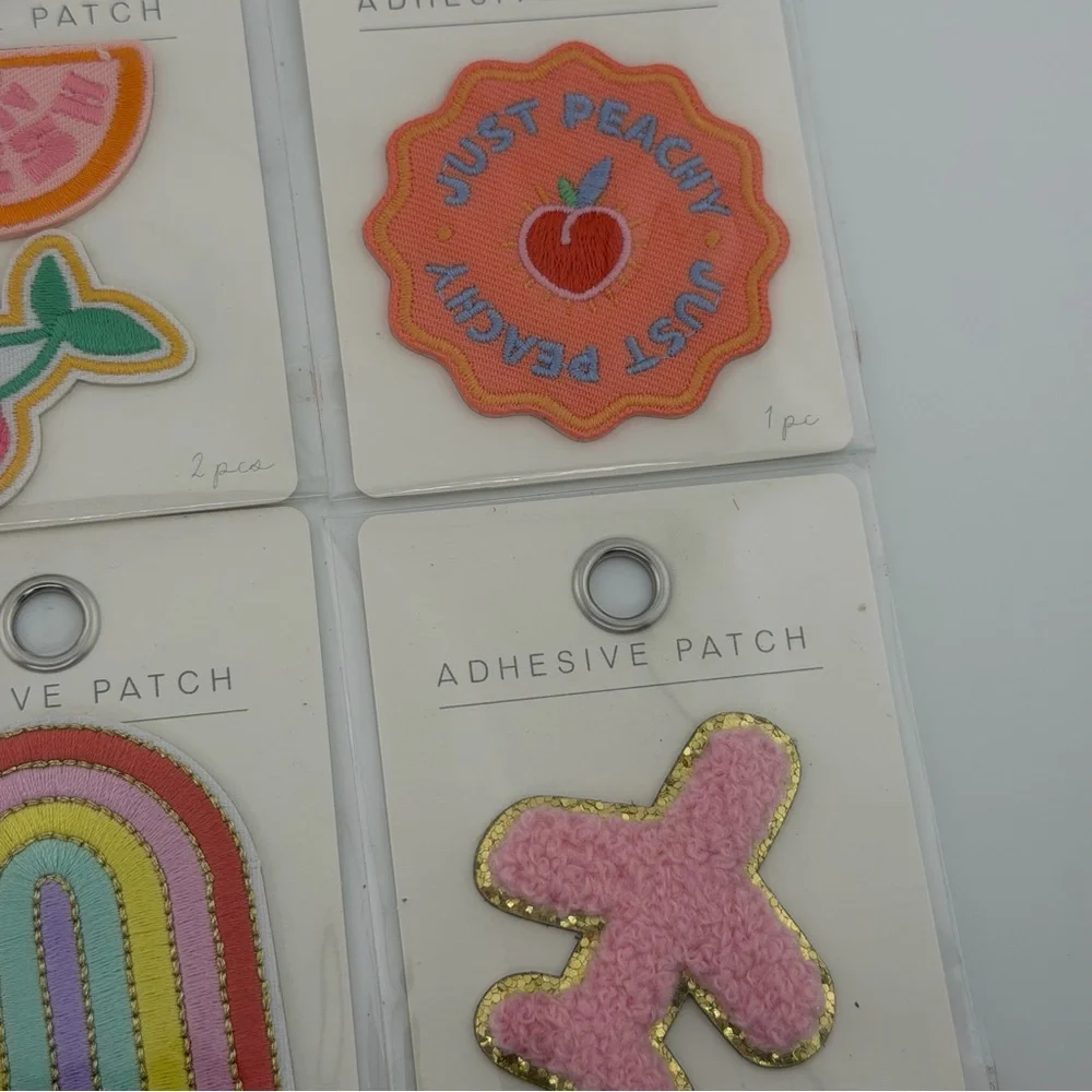 Colorful Fruit Rainbow Adhesive Patches - Lot of 6 packs